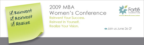 2009 MBA Women's Conference Email Masthead