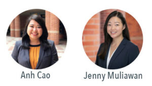 Anh Cao and Jenny Muliawan